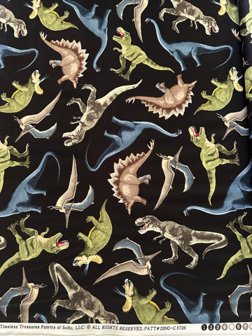 Dinosaur-C5726 By Timeless Treasures