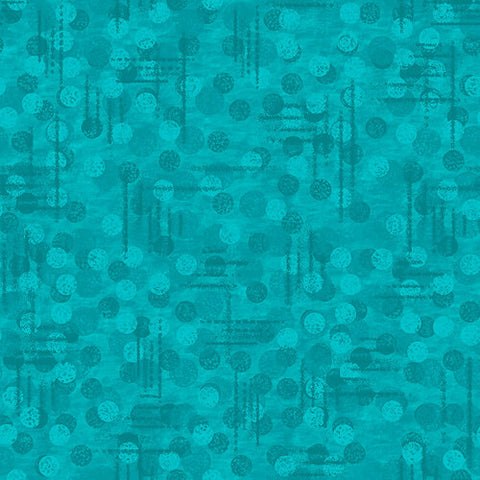 Copy of Jot Dot Teal 108" Backing