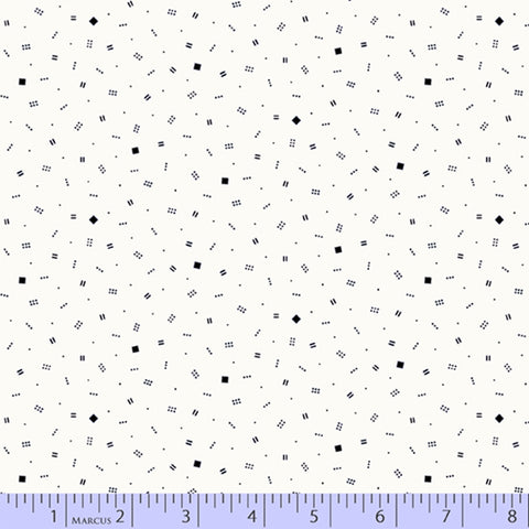 Happy Thoughts Black- Sarah Maxwell Marcus Fabrics