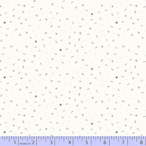 Happy Thoughts Gray - Sarah Maxwell Marcus Fabrics