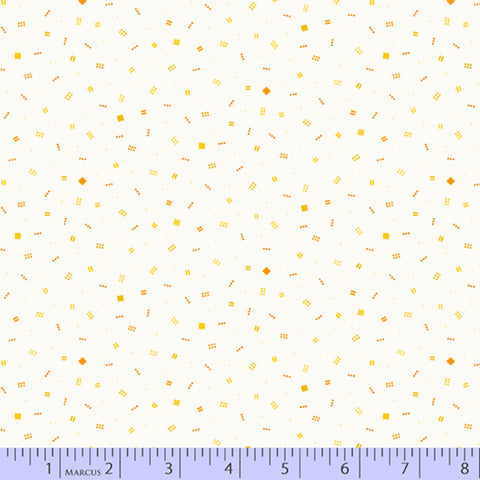 Happy Thoughts Yellow - Sarah Maxwell Marcus Fabrics