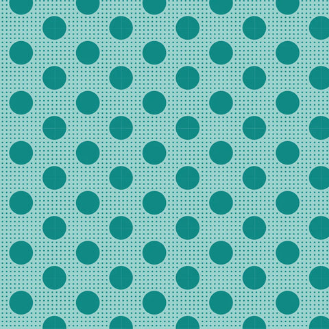 Tilda Quilt Collection Dots Dark Teal