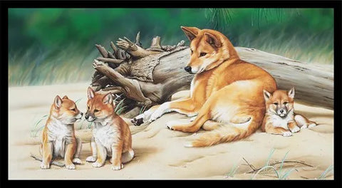 Wildlife Art 4 Panel DV3704