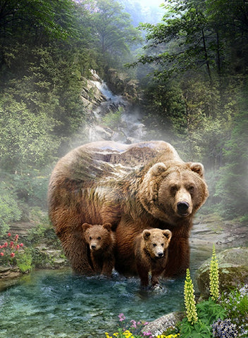 Grizzly Call of the Wild Panel