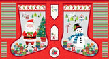 Christmas Santa Express Large Stocking Panel