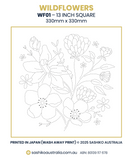 SASHIKO Australia WildFlower WF01
