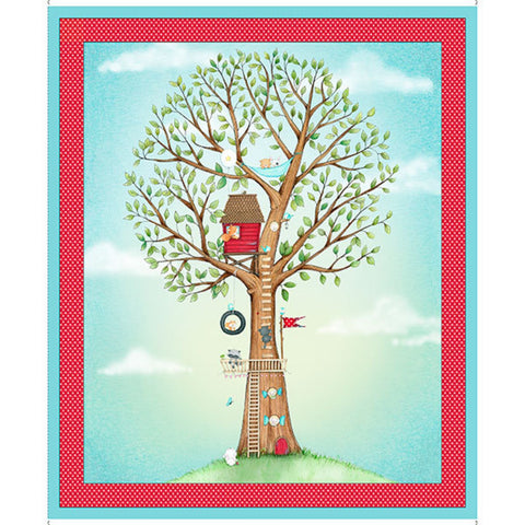 Hangin' Out  Panel by Stacey Yacula for Quilting Treasures