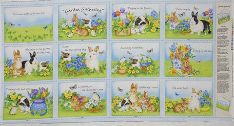Garden Gathering Book Panel