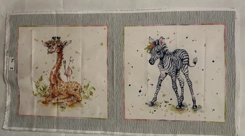 Little darlings Quilt panel