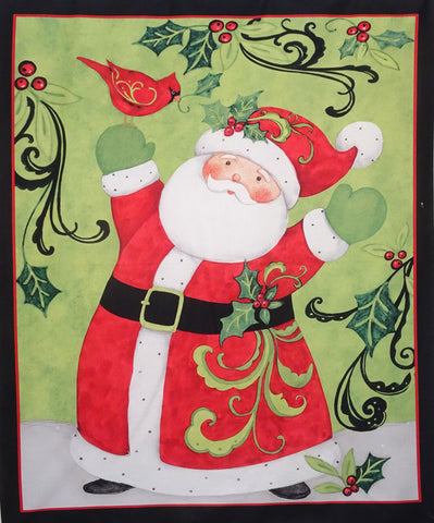Swirl Santa Panel
