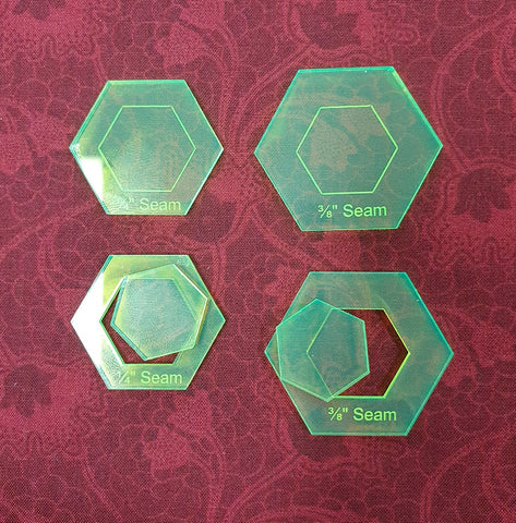1/2" Hexagon Template