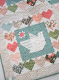 Lovey Dovey Boxed Quilt Kit 5150 - Love Note Fabric