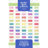 Stacked Rainbow Quilt Pattern